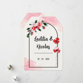 Invitation "Coquelicots" Julkort