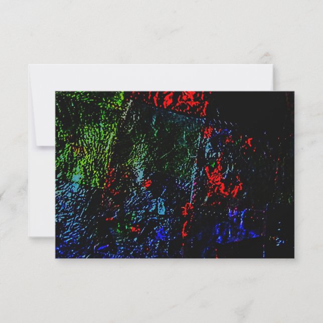 invitation dark texture abstract recycle  motif  inbjudningar (Framsida)