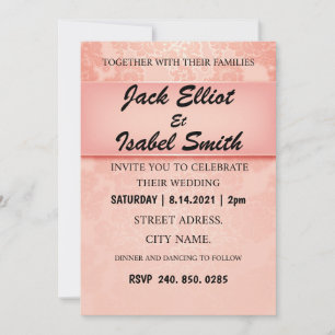 INVITATION DE MARIAGE DE LUXE INBJUDNINGAR