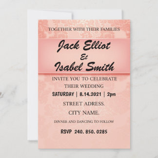 INVITATION DE MARIAGE DE LUXE INBJUDNINGAR