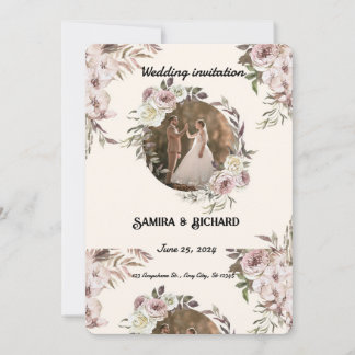 Invitation - Elegant Wedding Invitation Card  Inbjudningar