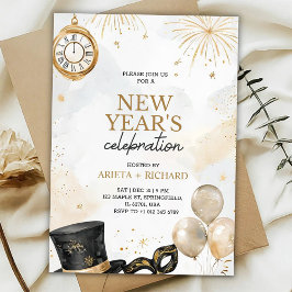 Invitation for a new year celebrations  inbjudningar