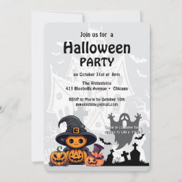 Invitation : HALLOWEEN House #1 Inbjudningar