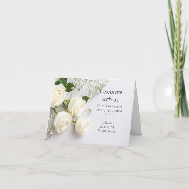 Invitation Inbjudan (Framsida)