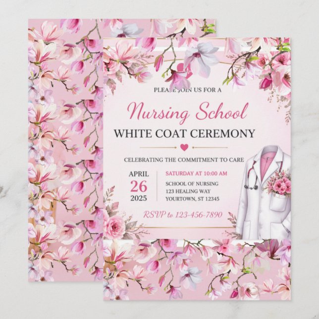 Invitation Inbjudningar (Fram/baksida)