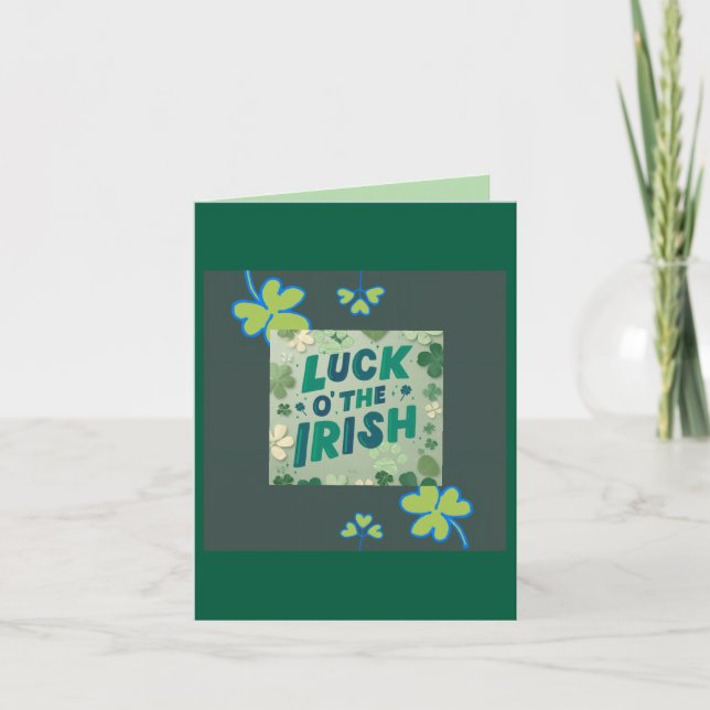 Invitation Luck O' The Irish  Inbjudan (Framsida)
