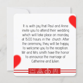 invitation mariage  inbjudningar