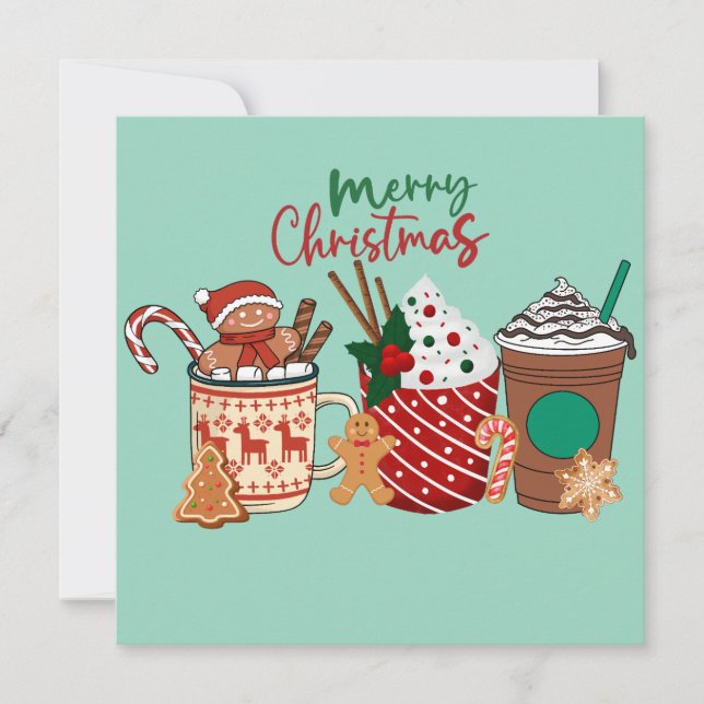 Invitation Merry Christmas  Inbjudningar (Framsida)