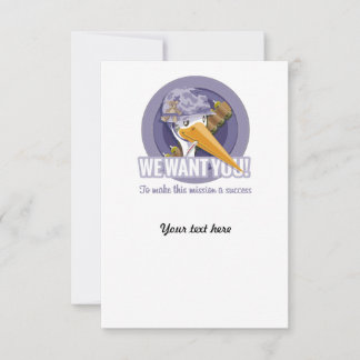 Invitation Recruting baby shower Inbjudningar