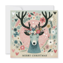 Invitation “Renne de Noël“