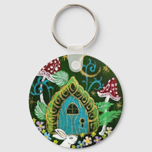 Invitation Round Keychain Nyckelring