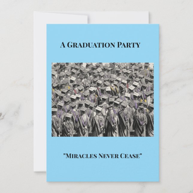 Invitation to a Graduation Party Inbjudningar (Framsida)