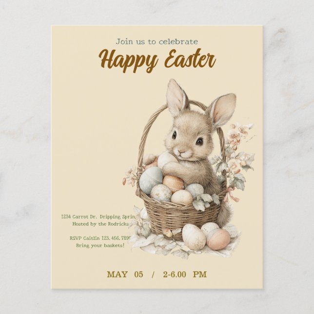 invitation to Easter with Peter Rabbit (Framsida)