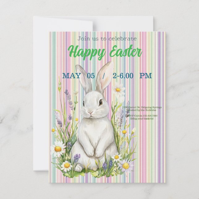 invitation to Easter with Peter Rabbit OSA Kort (Framsida)