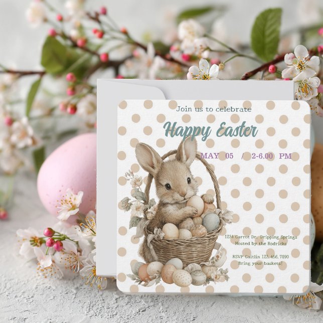 invitation to Easter with Peter Rabbit Spara Datumet (Skapare uppladdad)
