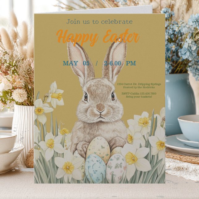 invitation to Easter with Peter Rabbit Tack Kort (Skapare uppladdad)