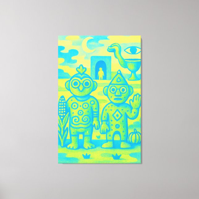 Invitation to the Sacred Zone Canvastryck (Framsida)