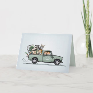 Invitation Vintage Mini Pickup Inbjudan