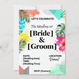 InvitationElegant Wedding Invitation Card | Modern Inbjudningar