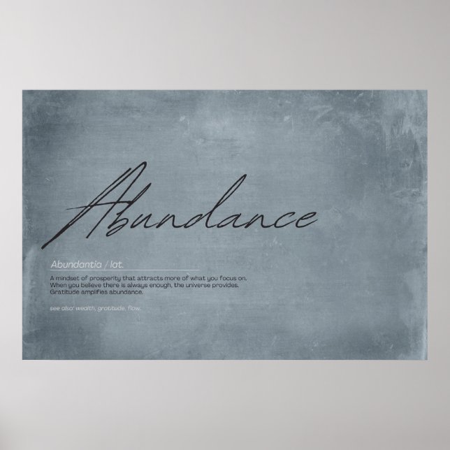 Invite Abundance into Your Home Poster (Framsidan)