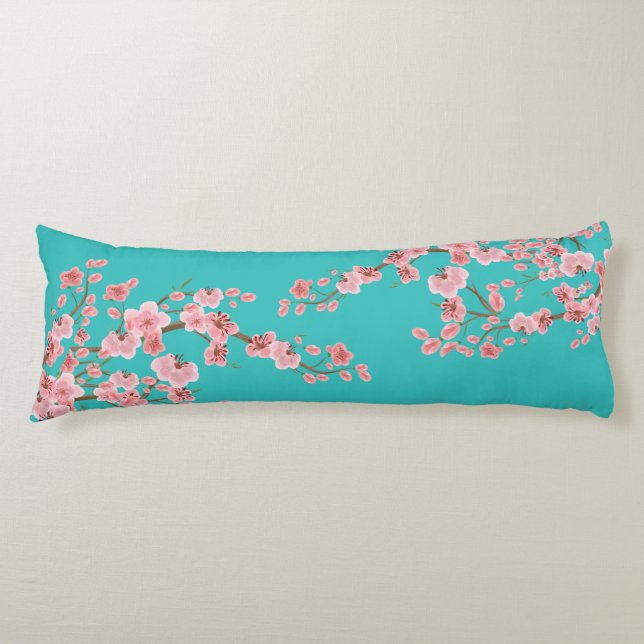 Inviting Cherry Blossom Garden Kroppskudde (Framsidan)