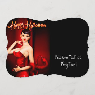 Invittion från Happy halloween-parten Inbjudningar