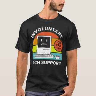 Involuntaryech Stöd rolig T Shirt