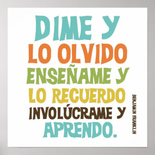 Involvera mig inspirationsoffert Poster