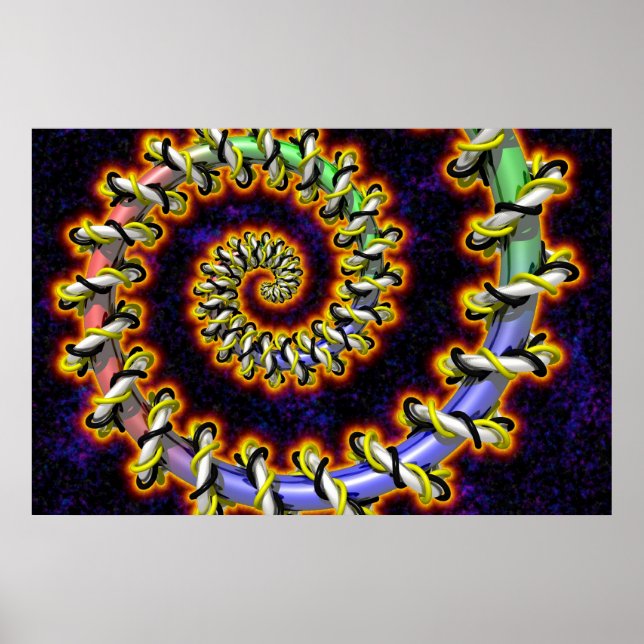 Inward Spiral, I Poster (Framsidan)