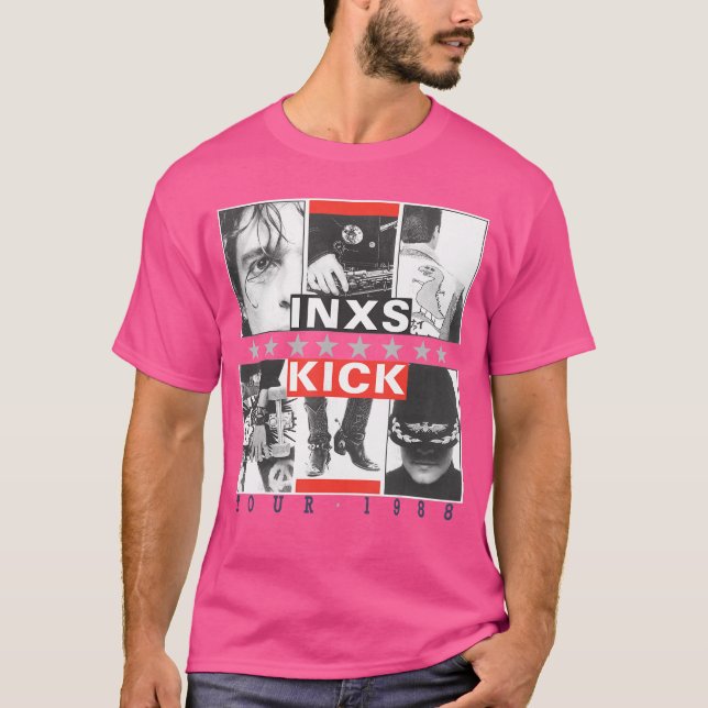 INXS Kick Inner Cover flicka familj T Shirt (Framsida)