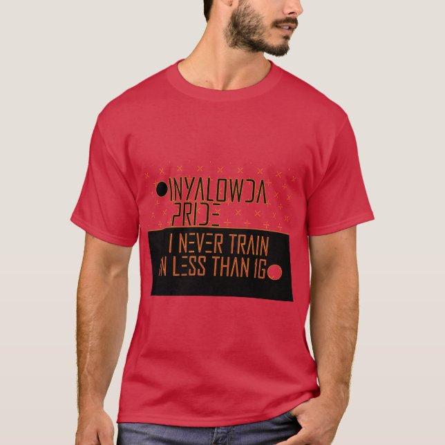 Inyalowda Pride retro T Shirt (Framsida)