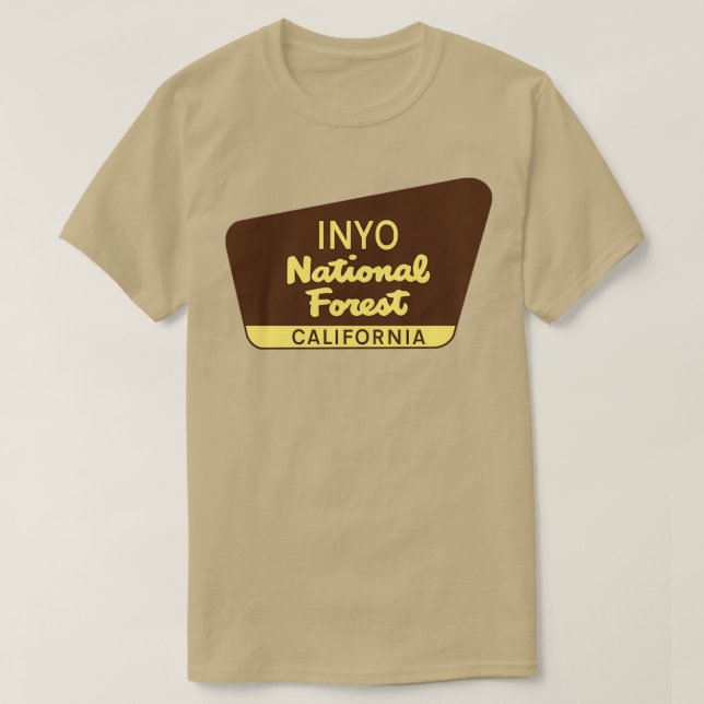 INYO NATIONAL FOREST CALIFORNIA YOSEMITE DÖDSVAL T SHIRT (Design framsida)