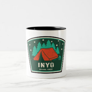 Inyo National Forest Camping Två-Tonad Mugg