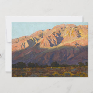 Inyo Range vid Sunset, Lone Gräs av Maynard Dixon Tack Kort