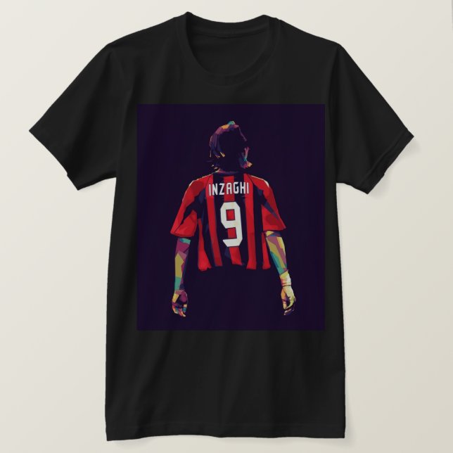 Inzaghi wpap popkonst  t shirt (Design framsida)