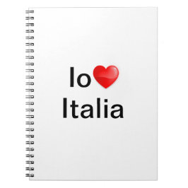 Io amo Italia Anteckningsbok