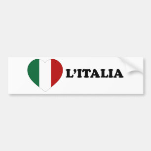 Io Amo Italia Bildekal