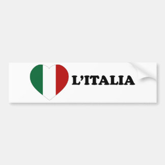 Io Amo Italia Bildekal
