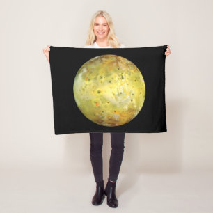 Io (Måne i Jupiter) Fleecefilt