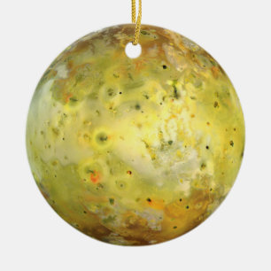 Io (Måne i Jupiter) Julgransprydnad Keramik