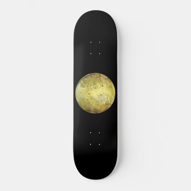 Io (Måne i Jupiter) Mini Skateboard Bräda 18,5 Cm (Framsida)