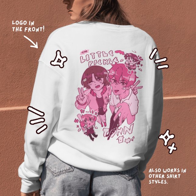 Io och Milo Little Pickle Town (White Ver.) Shirt T Shirt (Skapare uppladdad)