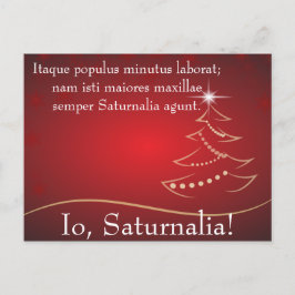 Io Saturnalia Citat från Petronius Inbjudan Vykort