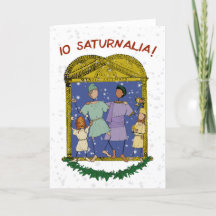 Io Saturnalia! Festive Hälsning-kort