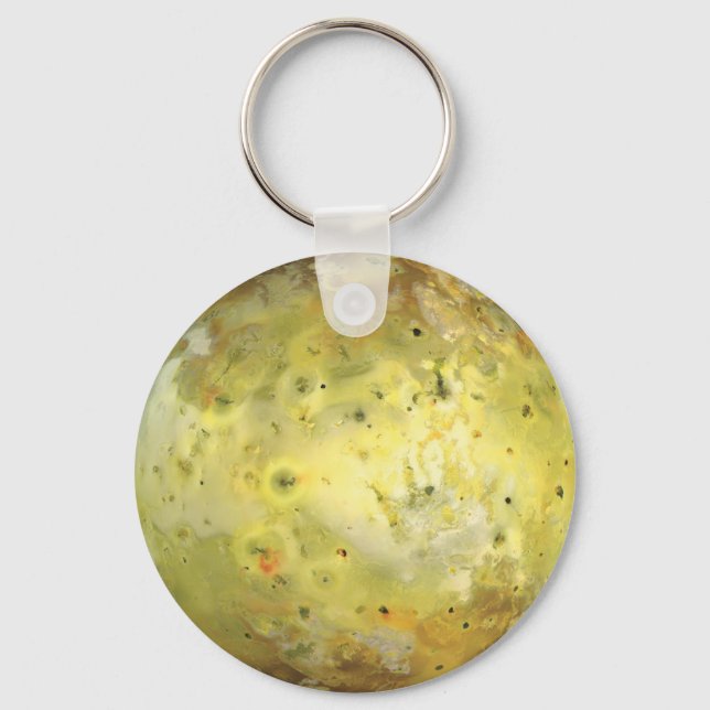 Io Volcanic Måne of Jupiter Nyckelring (Framsida)