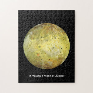 Io Volcanic Måne of Jupiter Pussel