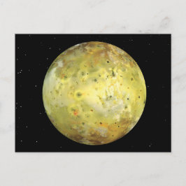Io, vulkanisk måne av Jupiter Vykort