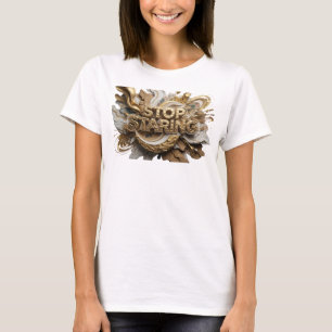 Iögonfallande Orange STOPPA UPPMÄRKSAMHETEN Wearab T Shirt