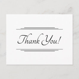 Iögonfallande "Tack!" vykort