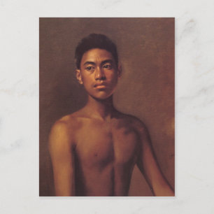 "Iokepa, Hawaiian Fisher Boy" - vykort